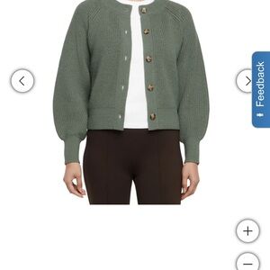 Banana Republic Green Cardigan NWT